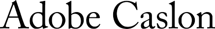 Adobe Caslon