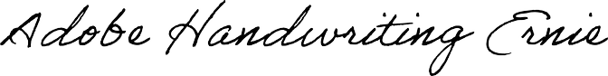 Adobe Handwriting Ernie