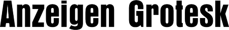 Anzeigen Grotesk