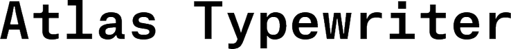 Atlas Typewriter