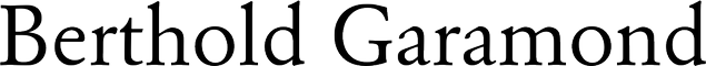 Berthold Garamond