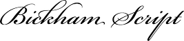 Bickham Script