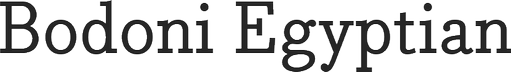 Bodoni Egyptian