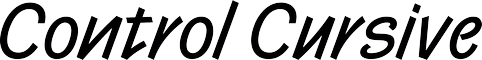 Control Cursive