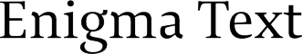 Enigma Text