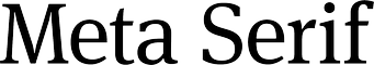 FF Meta Serif