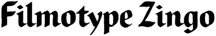 Filmotype Zingo