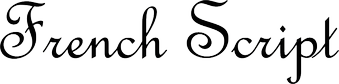 French Script