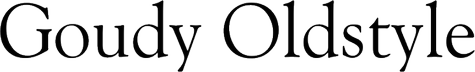 Goudy Oldstyle