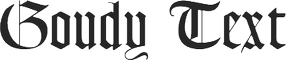 Goudy Text