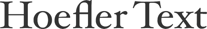 Hoefler Text