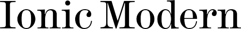 Ionic Modern