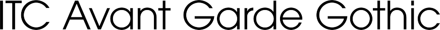 ITC Avant Garde Gothic