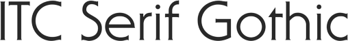 ITC Serif Gothic