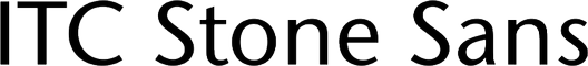 ITC Stone Sans