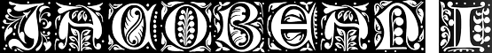 Jacobean Initials