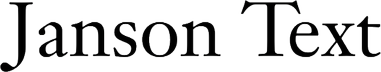 Janson Text