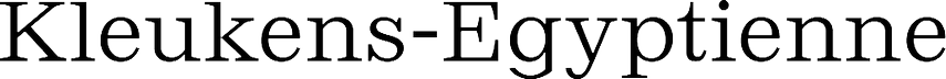 Kleukens Egyptienne