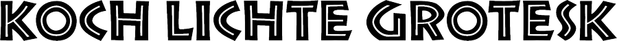 Koch Lichte Grotesk
