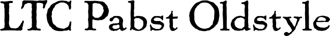 LTC Pabst Oldstyle