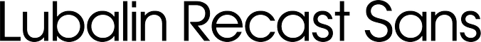 Lubalin Recast Sans