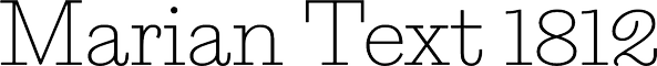 Marian Text 1812