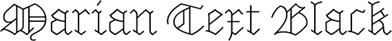 Marian Text Black