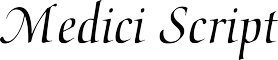 Medici Script