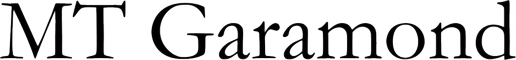 MT Garamond