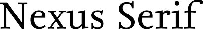 Nexus Serif