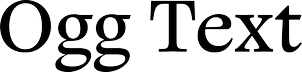 Ogg Text