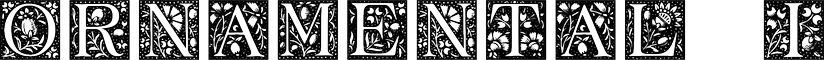 Ornamental Initials