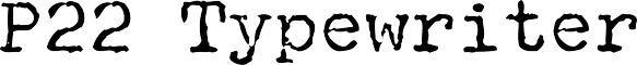 P22 Typewriter