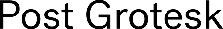 Post Grotesk