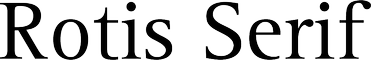 Rotis Serif