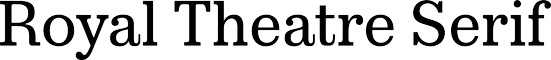 Royal Theatre Serif