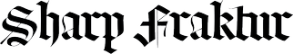 Sharp Fraktur