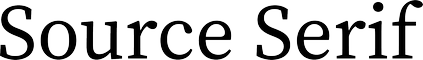 Source Serif