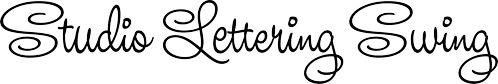 Studio Lettering Swing