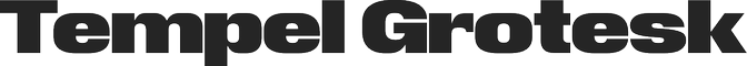 Tempel Grotesk