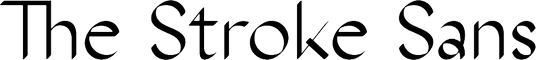 The Stroke Sans