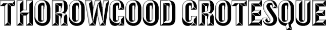 Thorowgood Grotesque