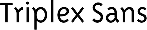 Triplex Sans