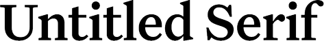 Untitled Serif