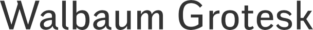 Walbaum Grotesk