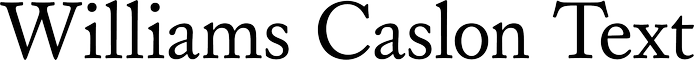 William Caslon Text