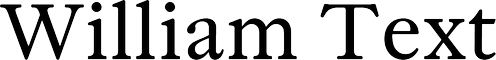 William Text